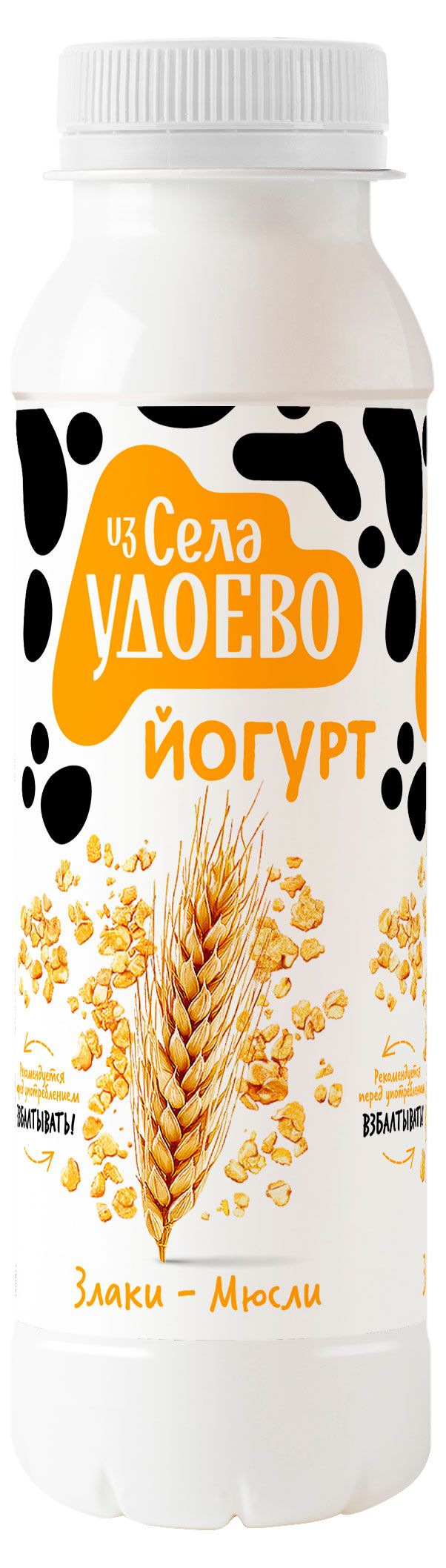

Йогурт питьевой Из Села Удоево Злаки-мюсли 2.5% 260 г
