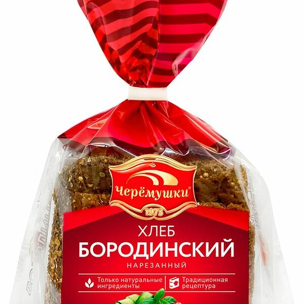 Хлеб Черемушки Бородинский нарезка 390 г
