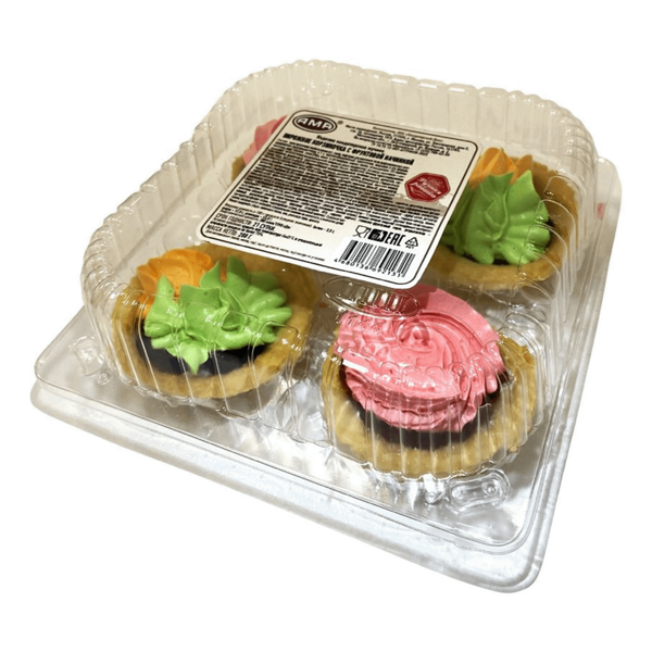 Пирожное Ама корзиночка с фруктовой начинкой