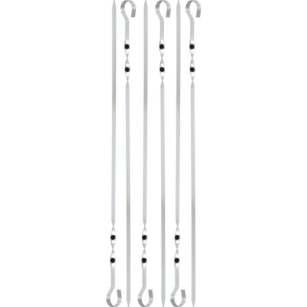 Набор шампуров ECOS ND-300D, 45x1 см, форма прямая