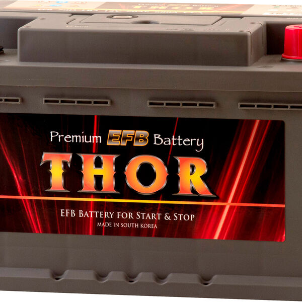 Аккумулятор THOR EFB 70DLB3 70 Ач 680 А обратная полярность