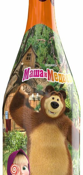 Напиток безалкогольный Маша и Медведь вишня газированный