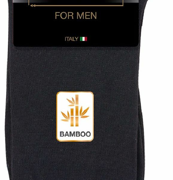 Носки мужские Omsa 205 Bamboo цвет: чёрный, размер 39-41
