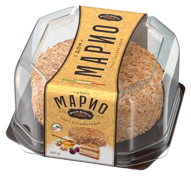 

Торт бисквитный Фили-Бейкер Дон Марио 600 г