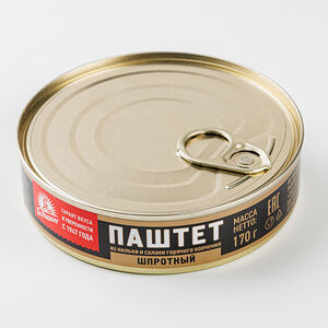 Паштет шпротный из балтийской кильки, 170 г