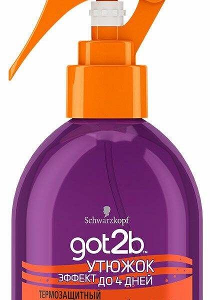 Спрей для волос Got2b Утюжок термозащитный выпрямляющий, 200 мл
