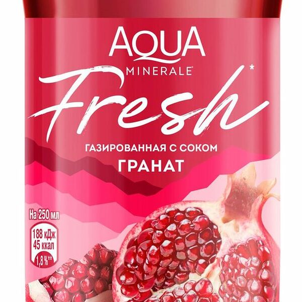 Напиток Aqua Minerale Fresh с соком Гранат негазированный, 500мл