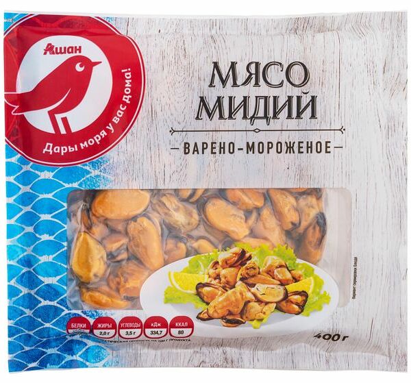 Мясо мидий Ашан Красная птица