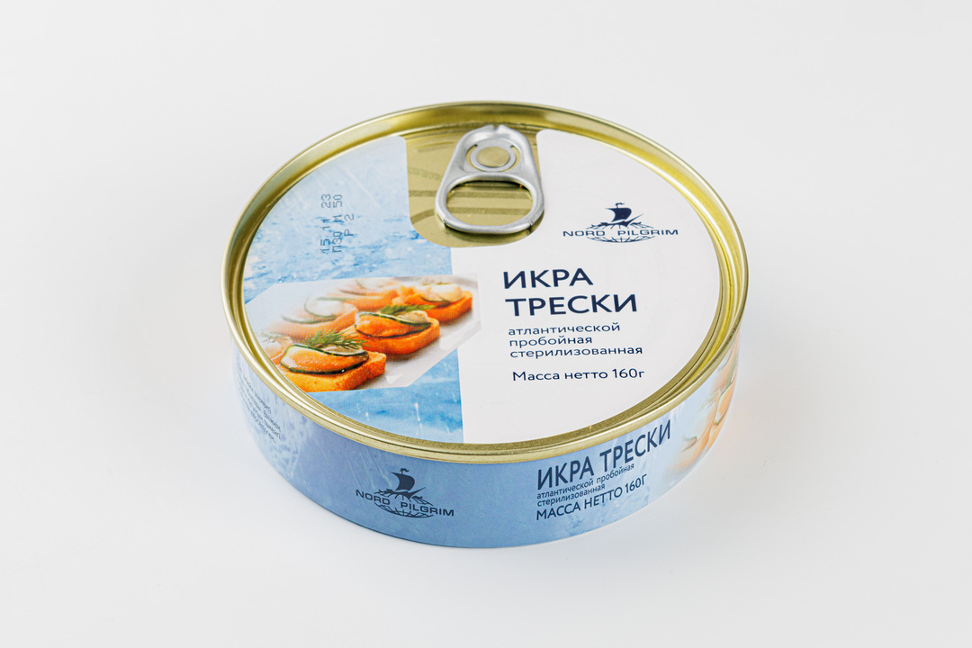 

Икра трески атлантической Nord Piligrim 160 г