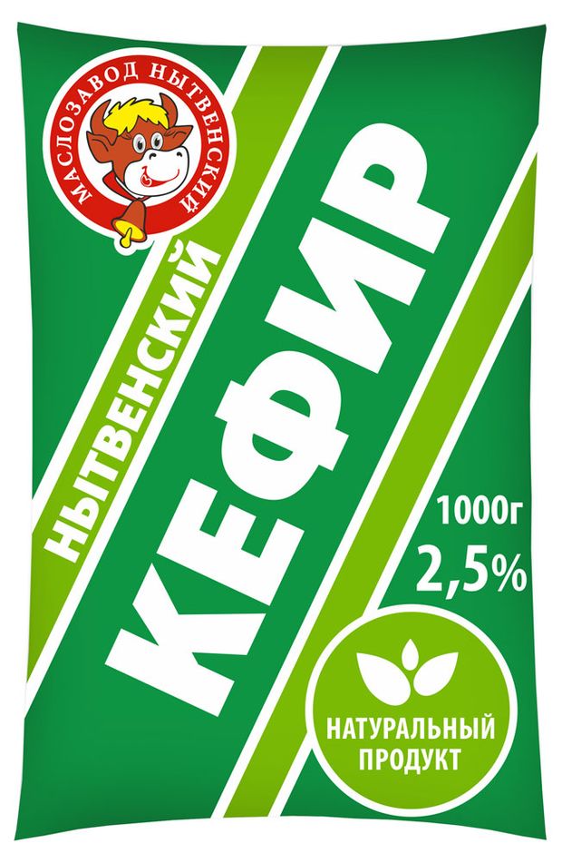

Кефир Маслозавод Нытвенский 2.5% 1000 г