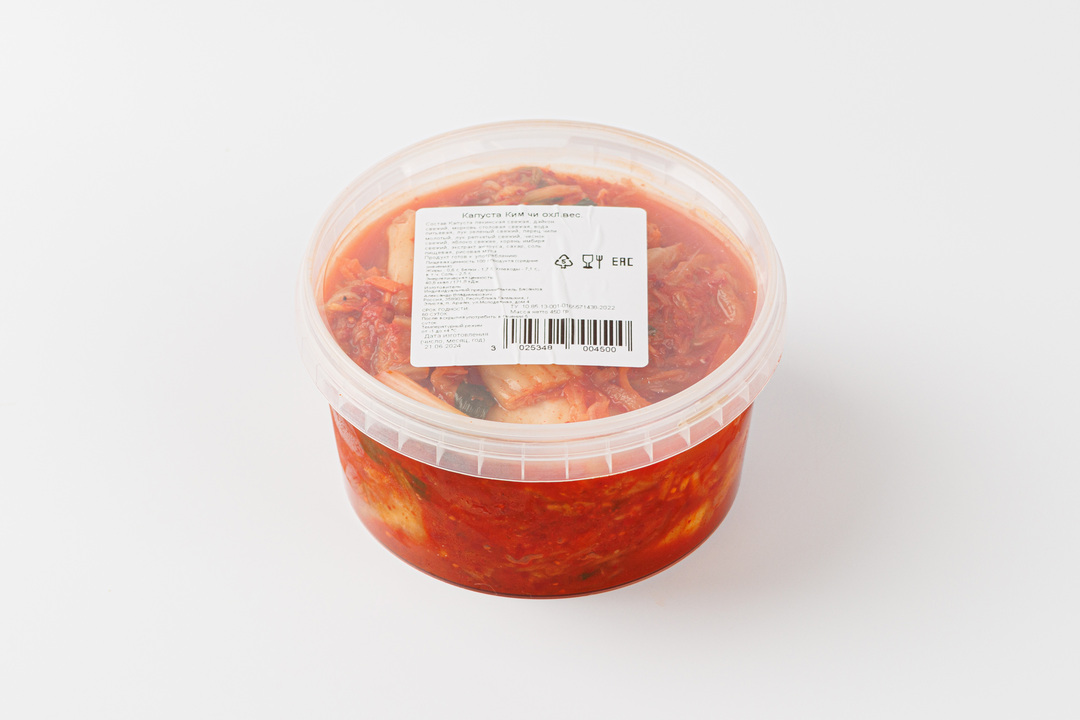 

Капуста ким чи охлажденная, вес