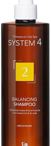 Шампунь терапевтический №2 System 4 для сухой кожи головы и поврежденных волос 500мл