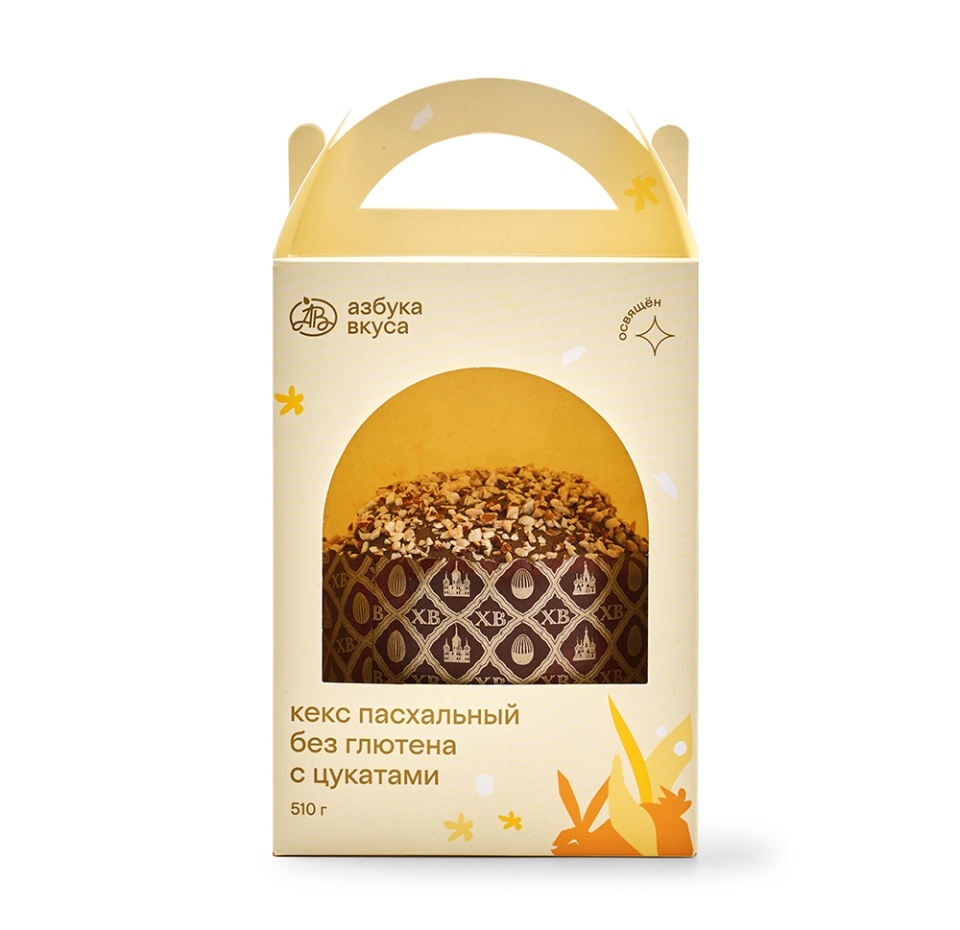 

Кекс пасхальный из муки без глютена «Азбука вкуса»