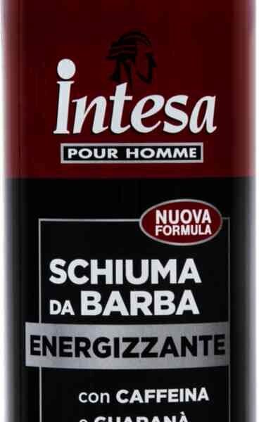 Пена для бритья для жесткой бороды бодрящая Intesa Energizzante с кофеином и гуараной