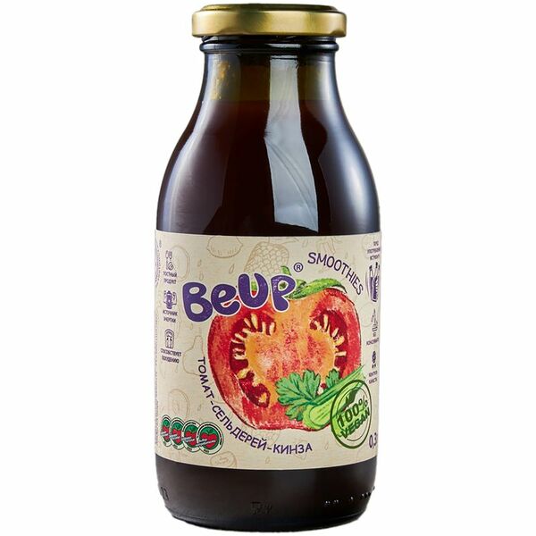 Смузи Be Up овощной Томат-Сельдерей-Кинза 300 мл