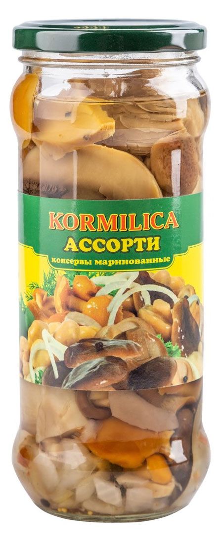 

Ассорти грибное Кормилица маринованные 580 мл