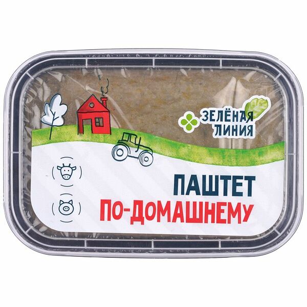Паштет По-домашнему категория Б Зелёная Линия