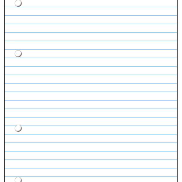 Блок сменный в линейку А5