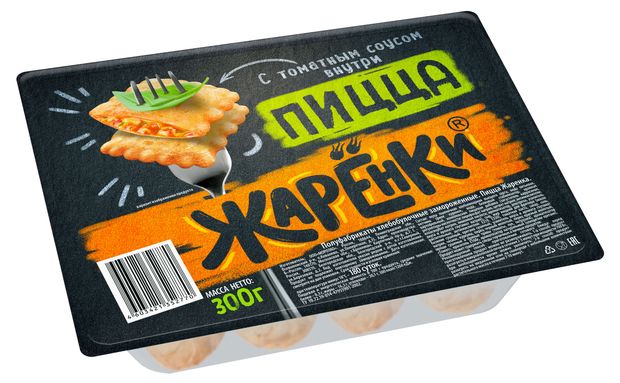 

Пицца Жаренки Ветчина, сыр и томатный соус 300 г