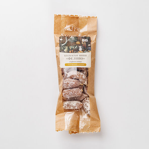 Колбаски сыровяленые Вкусвилл Фелино мини с благородной плесенью 90г