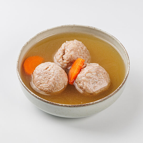 Ежики ВкусВилл мясные на пару с бульоном 390 г