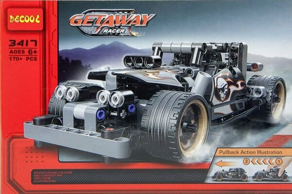 

Конструктор Getaway racer Decool, 170 деталей