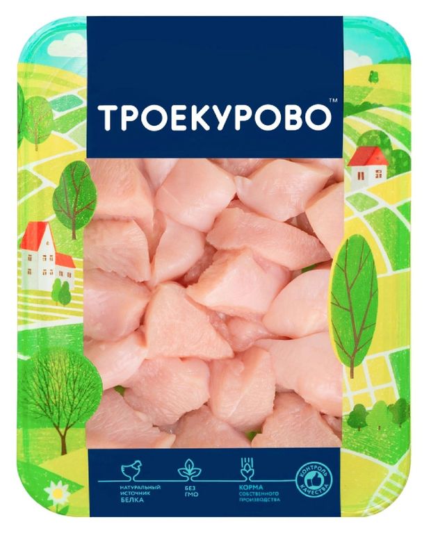

Филе Троекурово грудки цыпленка-бройлера для салата охлажденное 500г