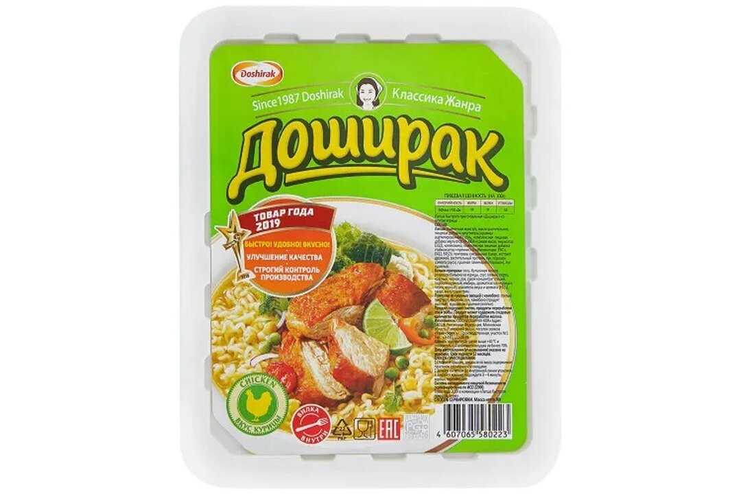 

Лапша быстрого приготовления Доширак с курицей 90 г