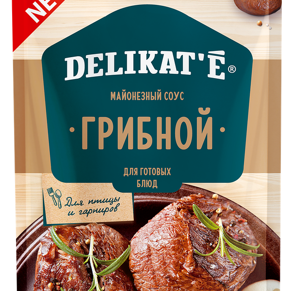 Соус майонезный DELIKAT'E Грибной 200 г