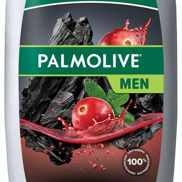 Гель для душа Palmolive Men уголь и клюква 3 в 1 450 мл