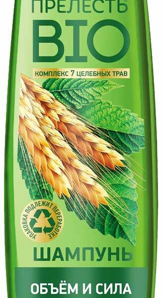 Шампунь Прелесть Био объём и сила с протеинами пшеницы 400мл