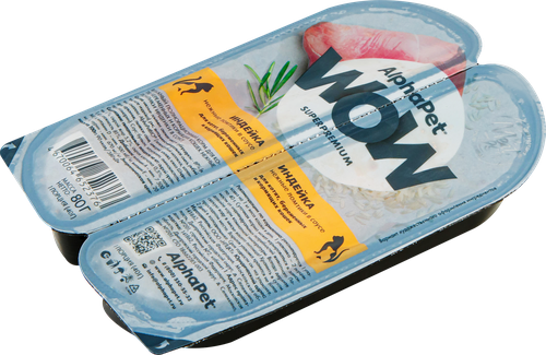

Влажный корм AlphaPet Wow Superpremium для стерилизованных кошек ламистер индейка 80 г