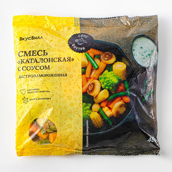 Смесь Каталонская с соусом, замороженная