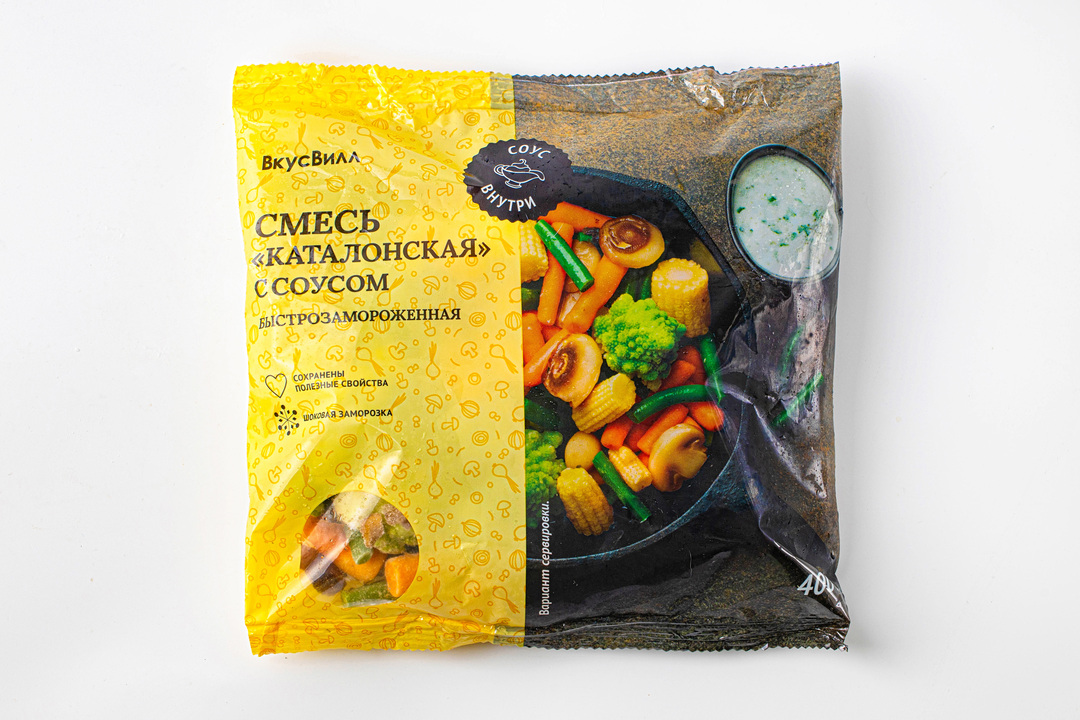 

Смесь Каталонская с соусом, замороженная