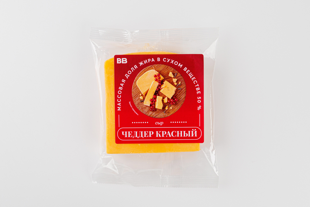 

Сыр ВкусВилл Чеддер красный вес