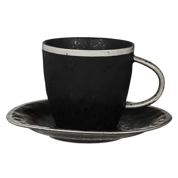 Millimi романс набор чайный 2 пр., 250мл, 15см, фарфор, чёрный