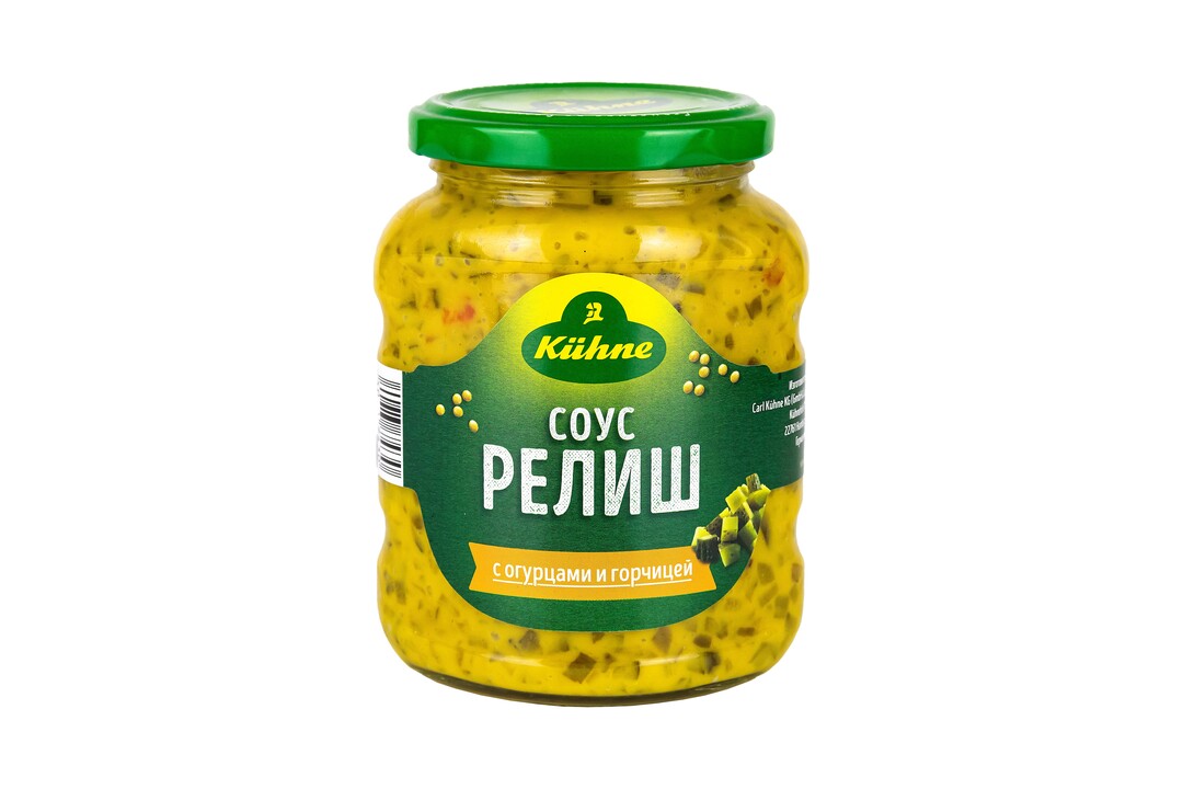 

Соус Гекин Релиш Kühne с огурцами 350 г