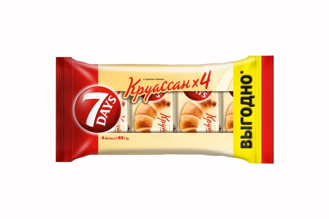 

Круассан 7 Days с кремом какао 260 г
