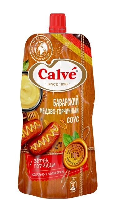 

Соус медово-горчичный Баварский Calve, 230 г