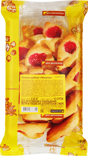 

Печенье сдобное ПОКРОВСКИЙ ХЛЕБ Минутка, 250г