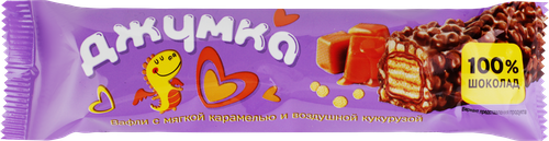 

Батончик вафельный Джумка Мягкая карамель и воздушная кукуруза 37 г