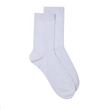 Носки из хлопка классической длины мужские, цвет белый, Belle You, размер 42-43 (27), Китай
