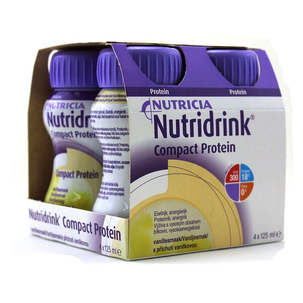 Смесь для энтерального питания жидкая Nutridrink Compact Protein ваниль 125 мл 4 шт