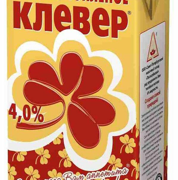 Молоко Clever топлёное, 4%