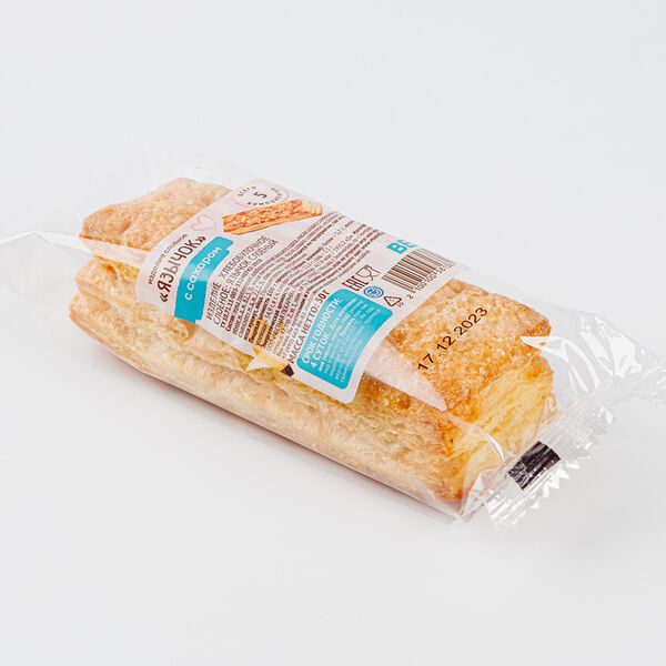 Изделие слоеное Язычок с сахаром