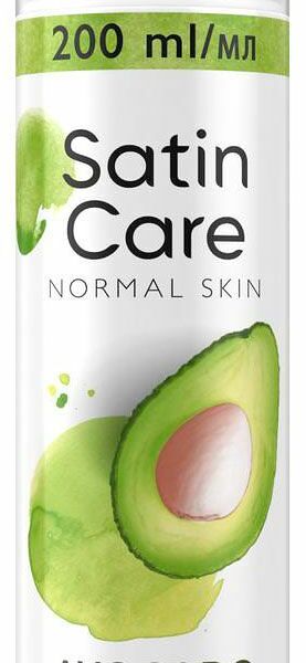 Гель для бритья Gillette Satin Care Avocado Twist 200 мл