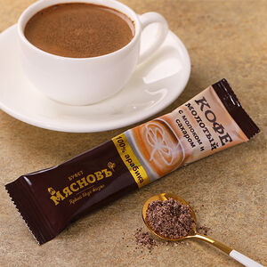 Кофе молотый 3 в 1 с молоком и сахаром МясновЪ Буфет от КуулКлевер