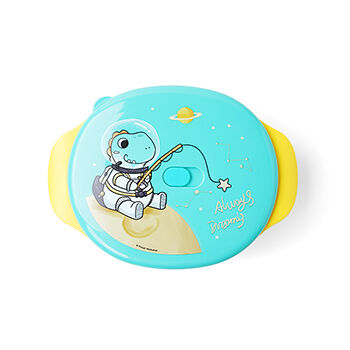 Ланч-бокс с двумя секциями PINKAH цвет зеленый, 430 мл Guangzhou Sunny Industrial