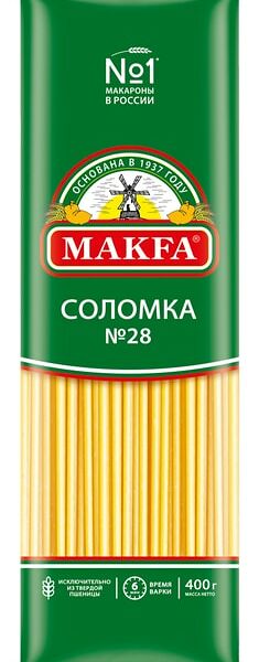 Макароны Makfa Соломка 400г