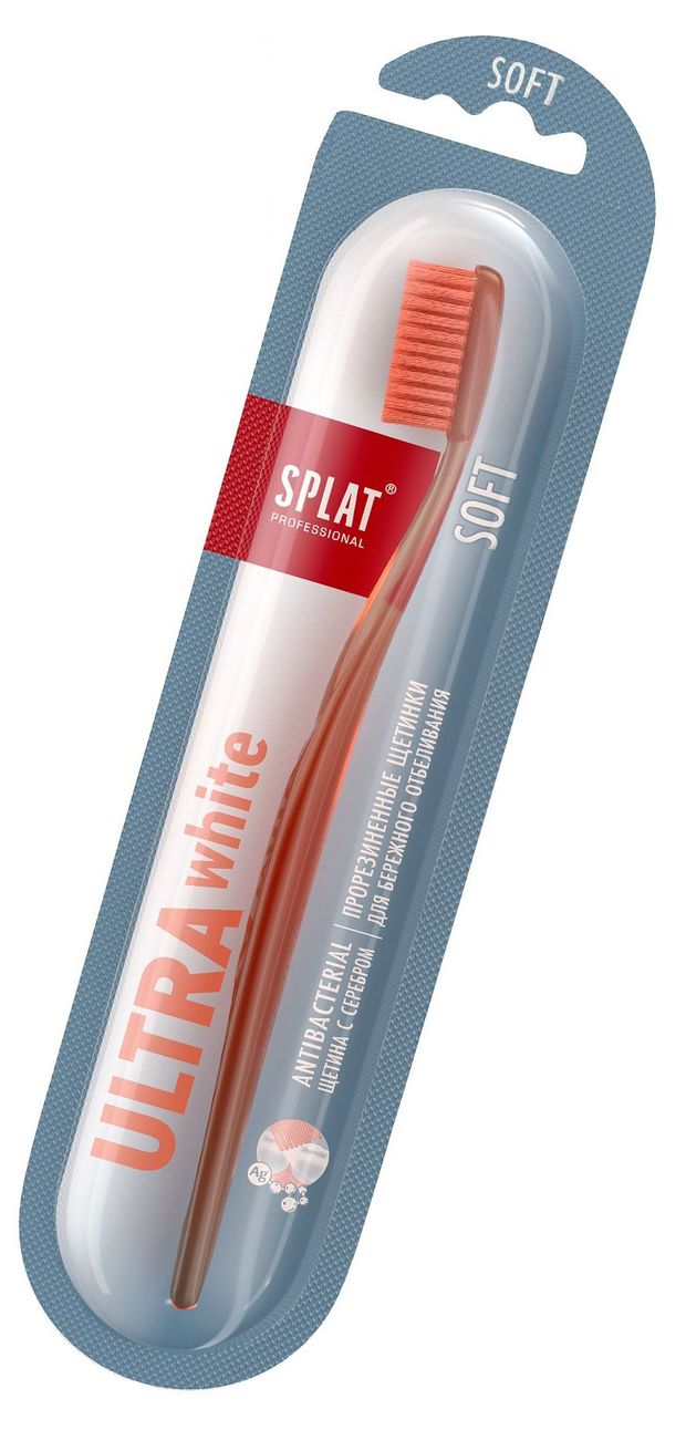 

Зубная щетка Splat Professional Ultra White мягкая, цвет в ассортименте